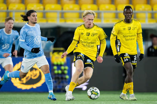 Malmö FFs Jacob Shamoun och Elfsborgs Ludvig Richtner