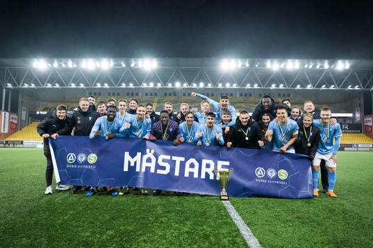 Malmö FFs spelare jublar