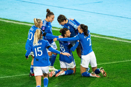 Valentina Giacinti of Italy celebrates