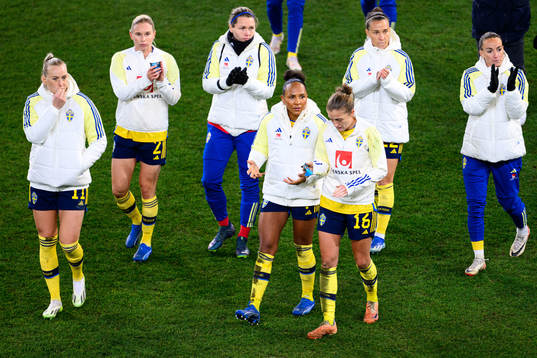 Stina Blackstenius, Jonna Andersson, Madelen Janogy and