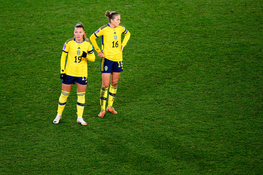 Johanna Rytting Kaneryd and Filippa Angeldahl of Sweden