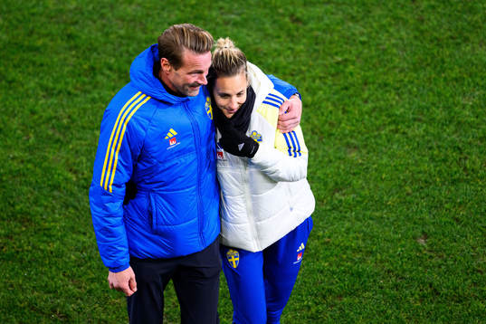 Coordinator Magnus Andersson and Nathalie Björn of Sweden