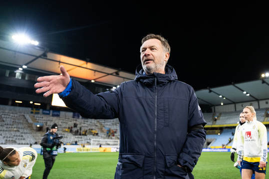 Head coach Peter Gerhardsson of Sweden