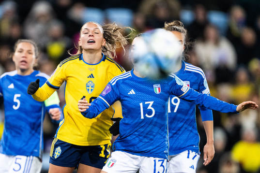 Johanna Rytting Kaneryd of Sweden looks dejected