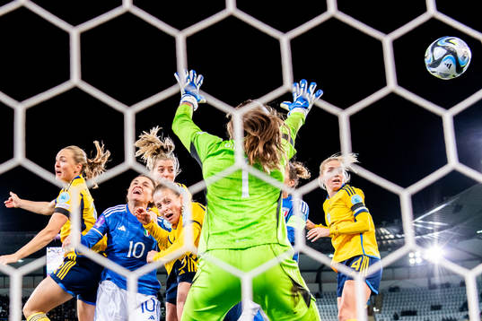 Magdalena Eriksson, Linda Sembrant, Anna Anvegård and