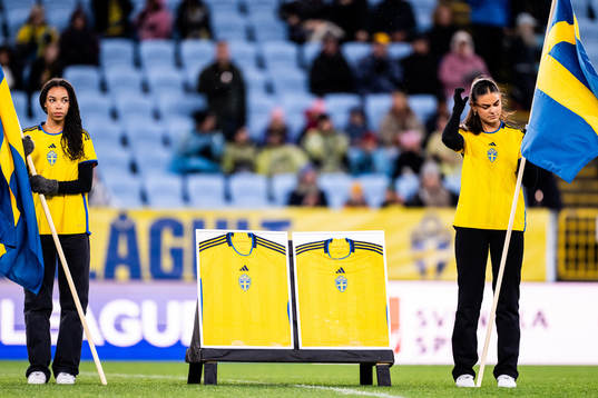 Two jerseys of Sweden