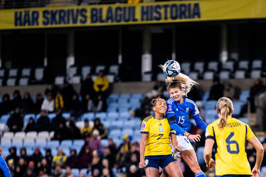Madelen Janogy of Sweden and Michela Cambiaghi of Italy