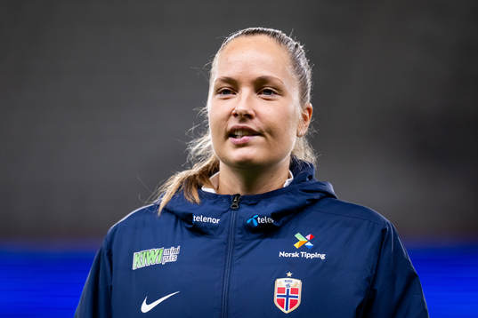 Goalkeeper Aurora Mikalsen of Norway