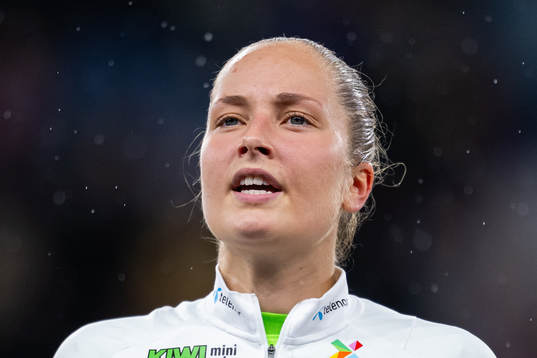 Goalkeeper Aurora Mikalsen of Norway