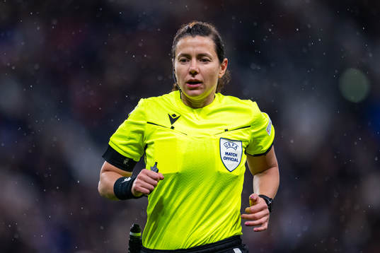 Referee Kateryna Monzul