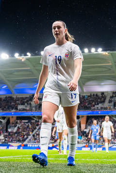 Elisabeth Terland of Norway at half-time