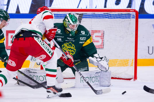 Björklövens målvakt Melker Thelin
