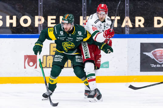 Björklövens Jacob Olofsson och Moras Roope Laavainen