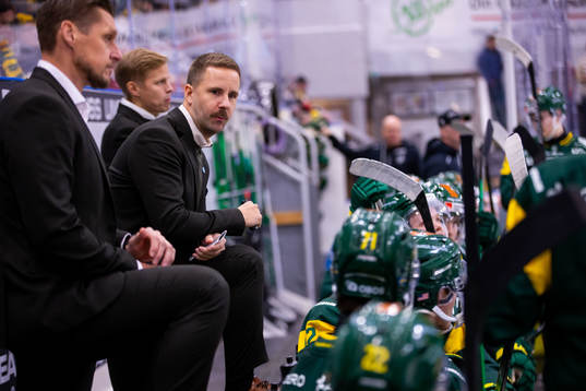 Björklövens tränare Viktor Stråhle