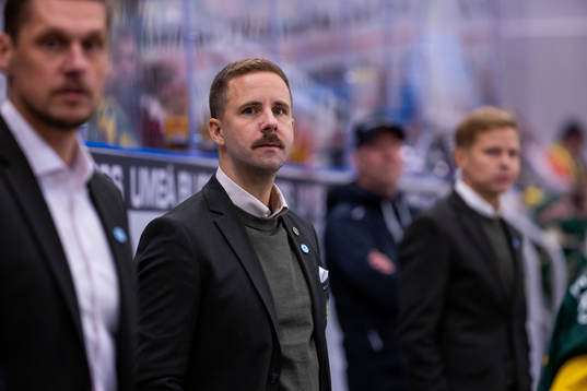 Björklövens tränare Viktor Stråhle