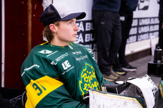 Björklövens målvakt Melker Lundqvist