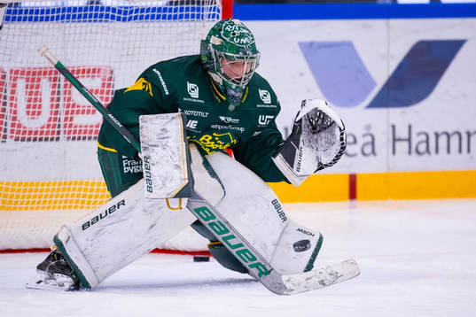 Björklövens målvakt Melker Lundqvist