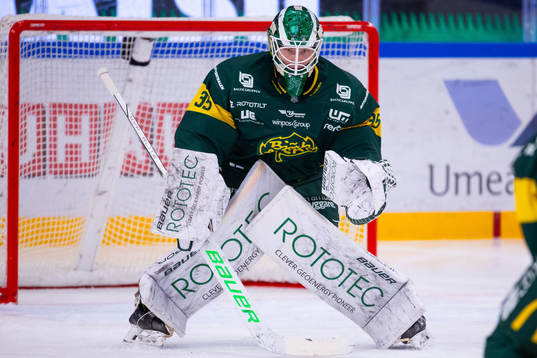 Björklövens målvakt Melker Thelin
