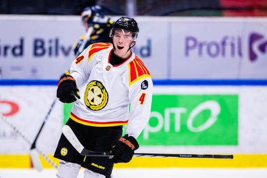 Brynäs Theo Lindstein jublar