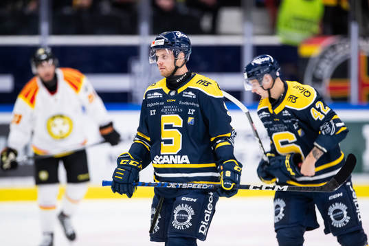 Södertäljes Viktor Grahn och Ludvig Hedström deppar