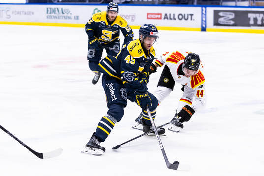 Södertäljes Sebastian Dyk och Brynäs Jacob Blomqvist