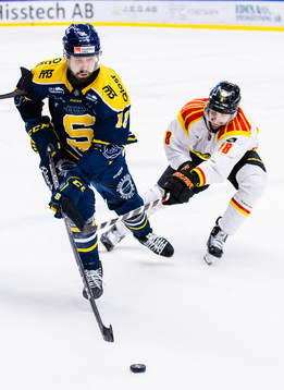 Södertäljes Linus Videll och Brynäs Anton Rödin