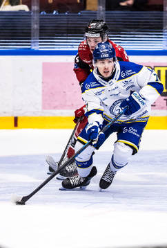 Malmö Redhawks Anton Wahlberg och Leksands Marcus Karlberg