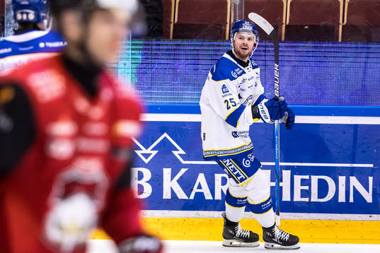 Leksands Lucas Elvenes jublar
