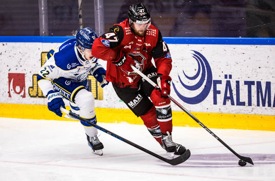 Leksands Lukas Vejdemo och Malmö Redhawks Joakim Ryan