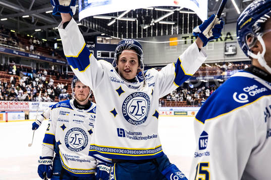 Leksands Anton Johansson jublar