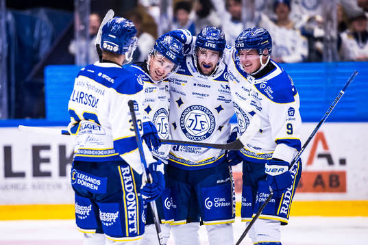 Leksands Max Veronneau jublar