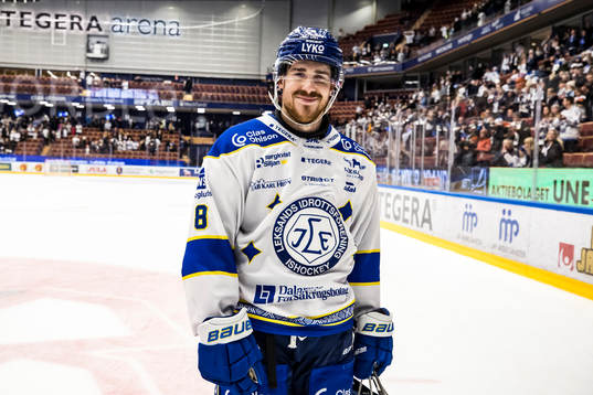 Leksands Matt Caito jublar