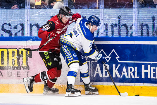 Malmö Redhawks Lauri Pajuniemi och Leksands Marcus Karlberg
