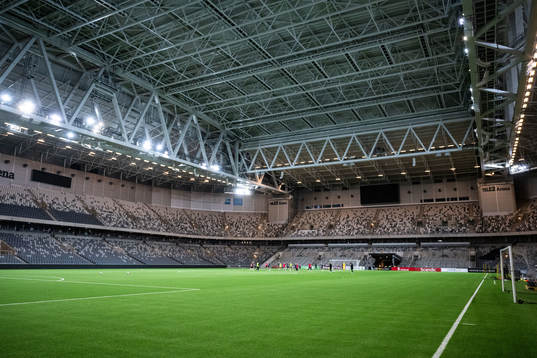Generell vy över Tele2 Arena