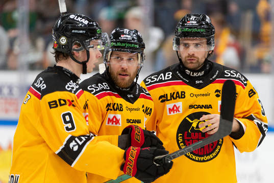 Luleås Linus Omark , Ludvig Jansson och Pontus Själin