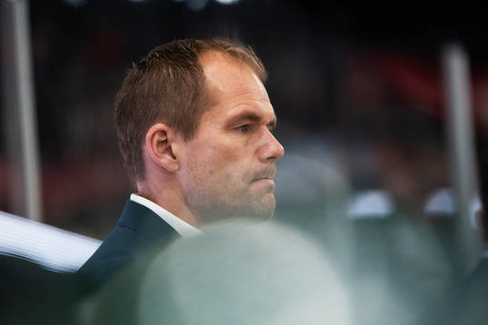 Färjestads tränare Thomas Mitell