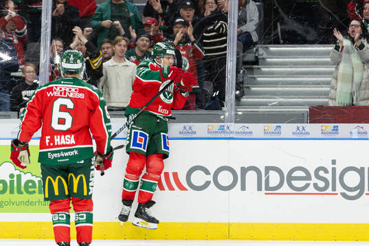 Frölundas Henrik Tömmernes jublar
