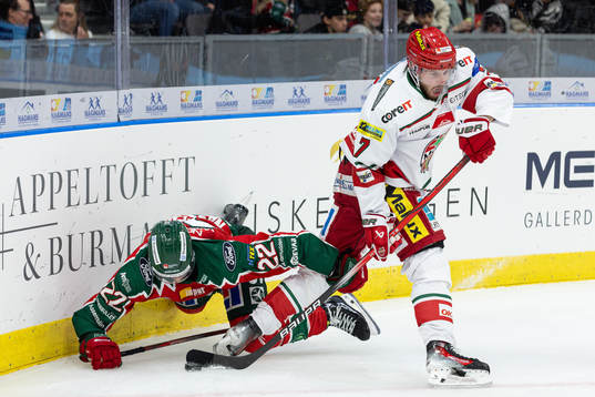 Frölundas Linus Nässen och MoDos Pontus Näsén