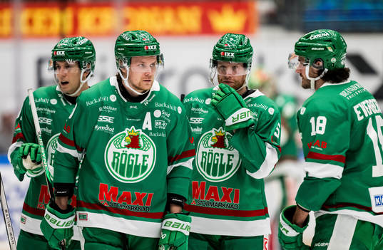 Rögles Adam Tambellini, Rodrigo Abols, Ludvig Claesson och