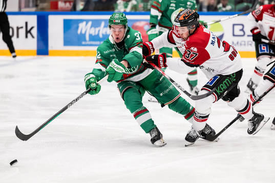 Rögles Oskar Pettersson och Örebros Glenn Gustafsson