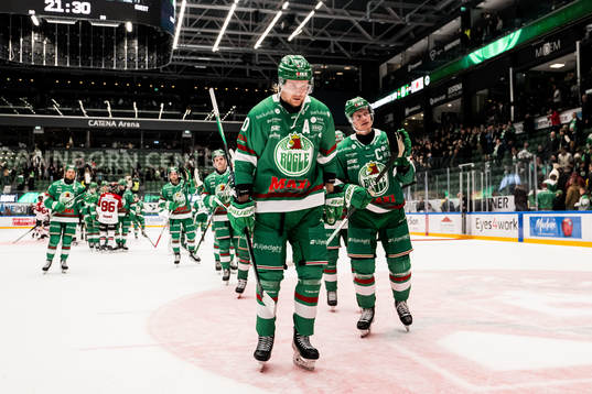 Rögles Rodrigo Abols och Anton Bengtsson deppar