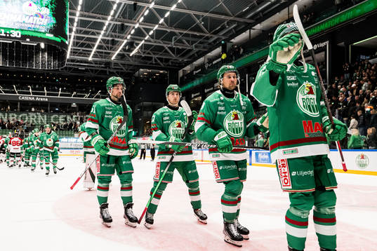 Rögles Lukas Ekeståhl-Jonsson, Linus Sjödin och Michael