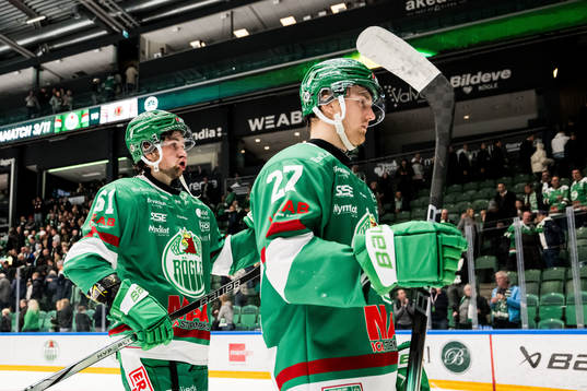 Rögles Lukas Ekeståhl-Jonsson och Linus Sjödin deppar