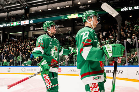 Rögles Lukas Ekeståhl-Jonsson och Linus Sjödin deppar