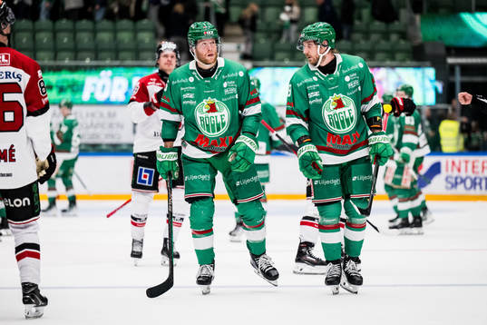 Rögles Ludvig Claesson och Linus Sandin deppar