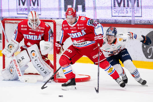 Timrås Elmeri Eronen och Växjös Hugo Gustafsson 0under