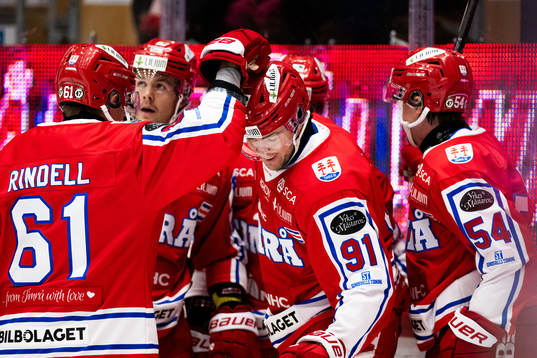 Timrås Magnus Pääjärvi jublar
