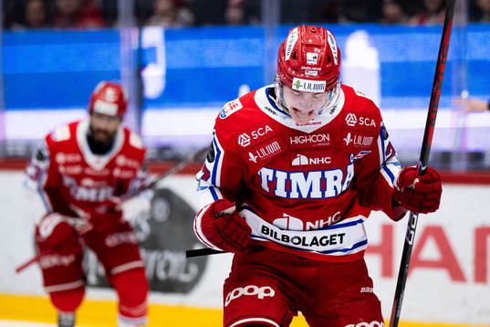 Timrås Oliver Johansson jublar