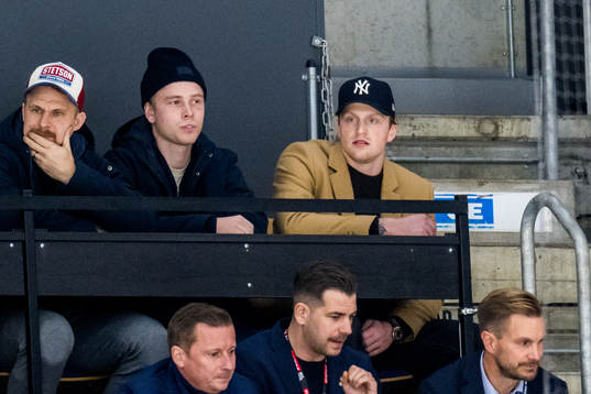 Oskarshamns nyförvärv Austin Wagner på läktarplasts