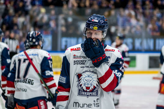 Linköping HCs Filip Bystedt deppar